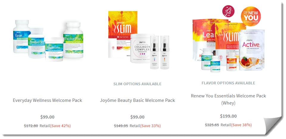 plexus welcome packs