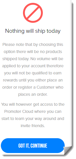 no product purchase membership