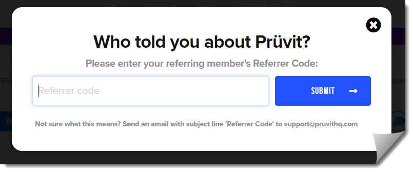 referrer code