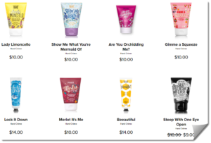 perfectly posh product names