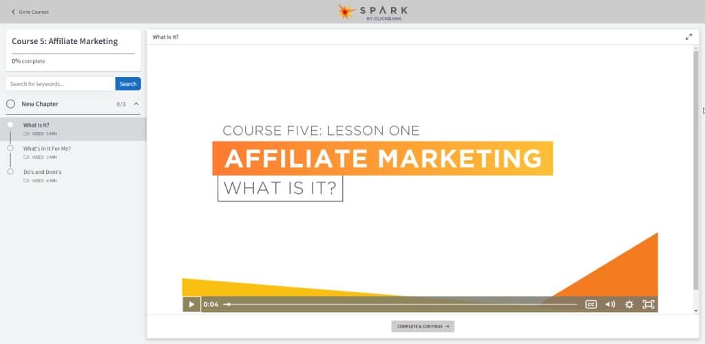 Course 5: Affiliate Marketing