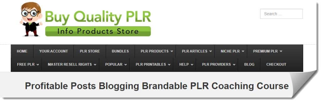 buy quality PLR